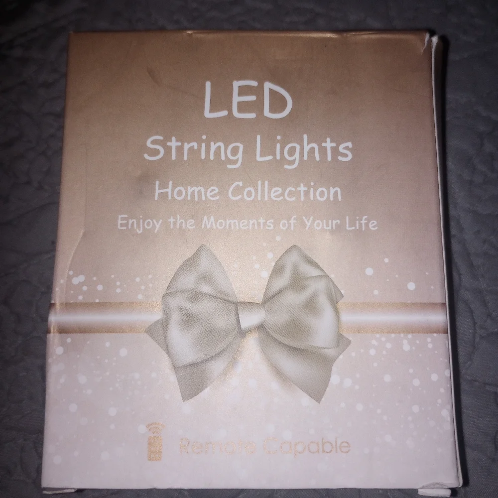 Festive Red Truck String Lights 10 Ft With Remote NWT
